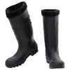 vidaXL Gummistiefel mit Herausnehmbarem Innenfutter Schwarz Gr. 43 PVC