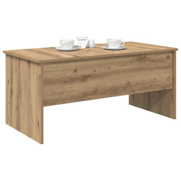 vidaXL Couchtisch Artisan-Eiche 102 x 50,5 x 46,5 cm Holzwerkstoff