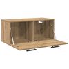vidaXL Wandschrank Artisan-Eiche 80 x 36.5 x 35 cm Holzwerkstoff