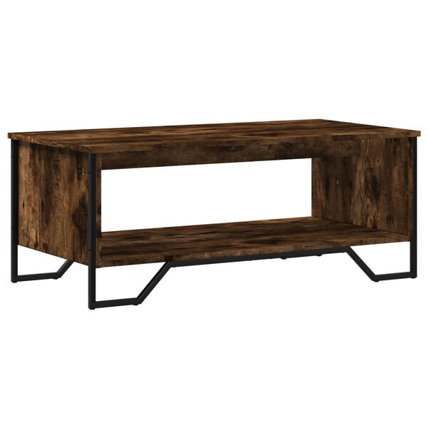 vidaXL Couchtisch R&auml;uchereiche 100x51x40 cm Holzwerkstoff