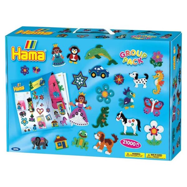 Hama Bügelperlen-Set Group Pack 3096 21000-tlg.