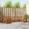vidaXL Sofagarnituren 7 pcs Natur Massivholz Akazie