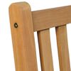vidaXL 3-teiliges Garten-Ess-Set 80 x 80 cm Massivholz Teak