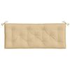vidaXL Gartenbank-Auflage Melange Beige 120x50x7 cm Stoff