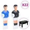 vidaXL Tischfu&szlig;ball-Spieler 22 Stk. f&uuml;r 12,7 mm Stange