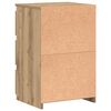vidaXL Nachttische 2 Stk. Artisan-Eiche 40x35x62,5 cm Holzwerkstoff