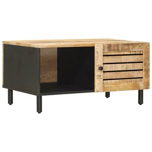 vidaXL Couchtisch Natur 80 x 50 x 40 cm Massivholz Mango