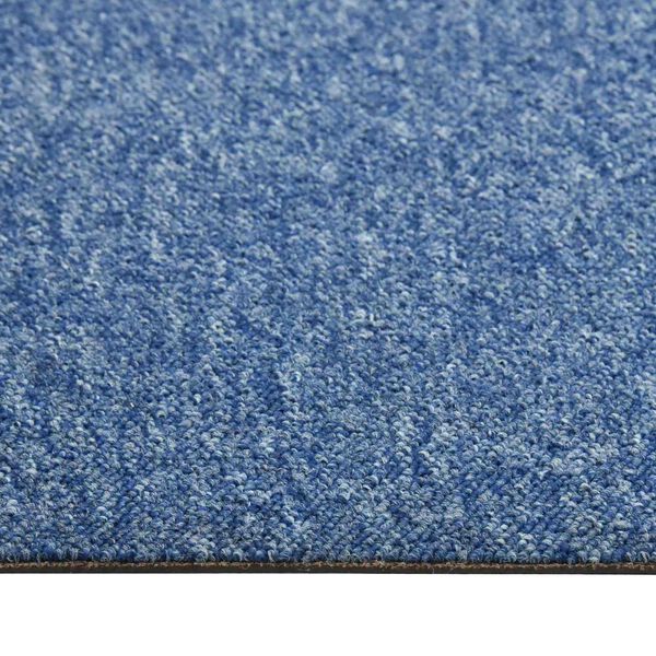 vidaXL Teppich 20 pcs Blau 50 x 50 cm 100% Polypropylen