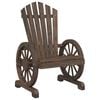 vidaXL Adirondack-Gartenstuhl Massivholz Tanne