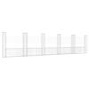 vidaXL Gabionenkorb U-Form mit 6 Säulen Eisen 620x20x150 cm
