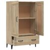 vidaXL Highboard Sonoma-Eiche 70x31x115 cm Holzwerkstoff