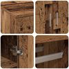 vidaXL Hochschrank mit Regal Altholz 80 x 39 x 178 cm Holzwerkstoff