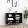 vidaXL Sideboard Hochglanz-Schwarz 103,5x35x70 cm Holzwerkstoff
