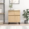 vidaXL Sideboard Sonoma-Eiche 60x35x70 cm Holzwerkstoff