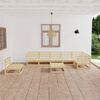 vidaXL 8-tlg. Garten-Lounge-Set Massivholz Kiefer