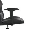vidaXL Gaming-Stuhl Schwarz und Grau Kunstleder