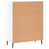 vidaXL Sideboard Hochglanz-Weiß 69,5x34x90 cm Holzwerkstoff