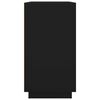 vidaXL Sideboard Schwarz 80x34x75 cm Holzwerkstoff