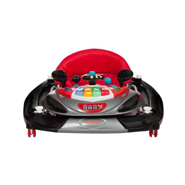 Baninni 2-in-1 Lauflernhilfe Rosco Rot und Schwarz BNBW004-CHBK