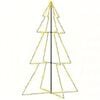 vidaXL Weihnachtsbaum in Kegelform 240 LEDs Indoor Outdoor 118x180 cm