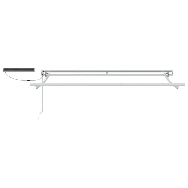 vidaXL Elektrische ausziehbare Markise Beige 3,5 x 2,5 m