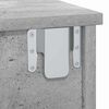 vidaXL Nachttisch Beton Grau 40 x 31 x 15 cm Holzwerkstoff