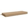 vidaXL Sitzkissen SOEST 100 % Polyester Sand 120 x 40 x 10 cm