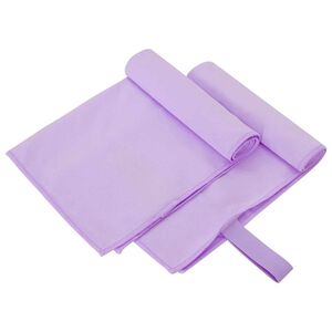 vidaXL Sporthandt&uuml;cher 2 pcs Lila 50 x 30 cm Polyester und Polyamid