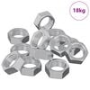 vidaXL Sechskantmutter 23377 pcs Silber Metall