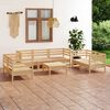 vidaXL 8-tlg. Garten-Lounge-Set Massivholz Kiefer