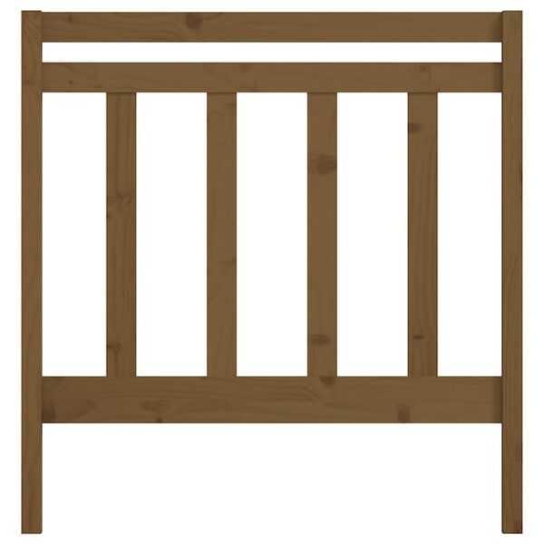 vidaXL Kopfteil Honigbraun 95x4x100 cm Massivholz Kiefer