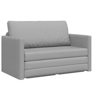 vidaXL Schlafsofa 110cm Wolkengrau Stoff
