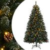vidaXL K&uuml;nstlicher Weihnachtsbaum 150 LEDs 120 cm