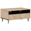 vidaXL Couchtisch 80x54x40 cm Massivholz Mango