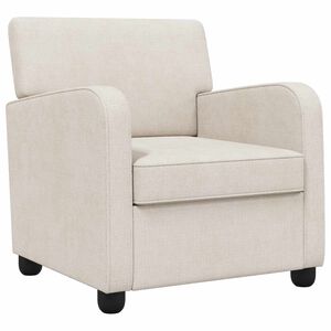 vidaXL Sessel Creme Chenille