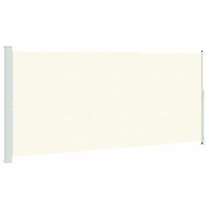 vidaXL Seitenmarkise Ausziehbar 220x500 cm Creme