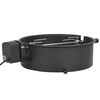 vidaXL BBQ Rotisserie Ring Set 47 cm Schwarz