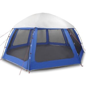 vidaXL Poolzelt mit abnehmbarem &Uuml;berzelt Netzw&auml;nden Azurblau 510x510cm