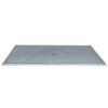 vidaXL Gitter Silber 30 x 30 x 2 cm Feuerverzinkter Stahl