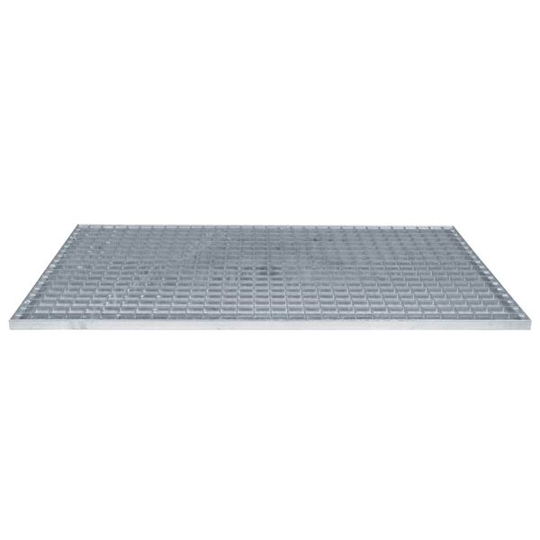 vidaXL Gitter Silber 30 x 30 x 2 cm Feuerverzinkter Stahl