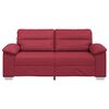 vidaXL 2-Sitzer-Sofa Weinrot 180x81x84 cm Kunstleder