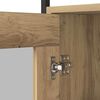 vidaXL Sideboard Artisan-Eiche 100 x 35 x 80 cm Holzwerkstoff