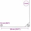 vidaXL Plane 650g / m&sup2; Braun 1,5 x 2 m Canvas mit PVC-Beschichtung