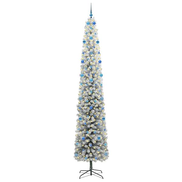vidaXL Künstlicher Weihnachtsbaum mit 300 LEDs mit Ständer Grün 300 cm