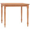 vidaXL Batavia-Tisch 85x85x75 cm Teak Massivholz