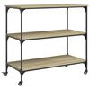 vidaXL K&uuml;chenwagen Sonoma-Eiche 102x50x95 cm Holzwerkstoff
