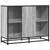 vidaXL Sideboard Grau Sonoma 94x35x76 cm Holzwerkstoff