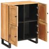 vidaXL Sideboard mit Speicher Braun 60 x 33 x 75 cm Massivholz Mango