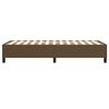 vidaXL Boxspringbettgestell Dunkelbraun 90x190 cm Stoff