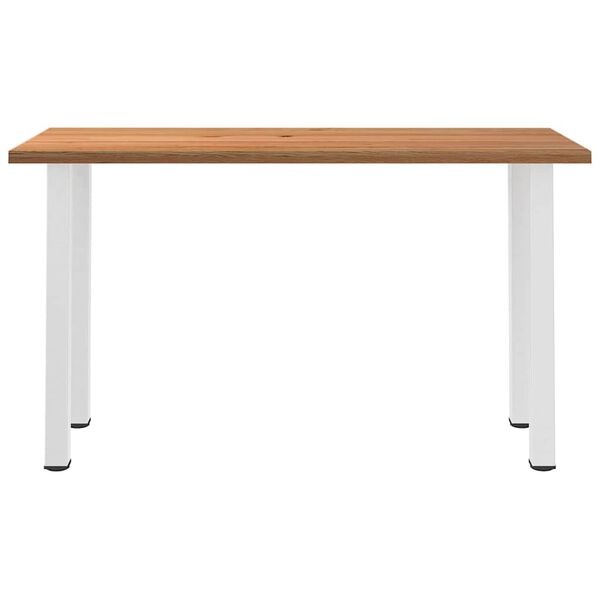 vidaXL Bartisch Hellbraun 200x80x112 cm Massivholz Eiche Rechteckig